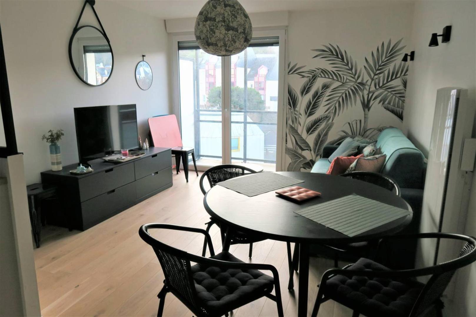 Bel Appartement Neuf Plage De Trestraou A Perros-Guirec - Ref 862 Luaran gambar