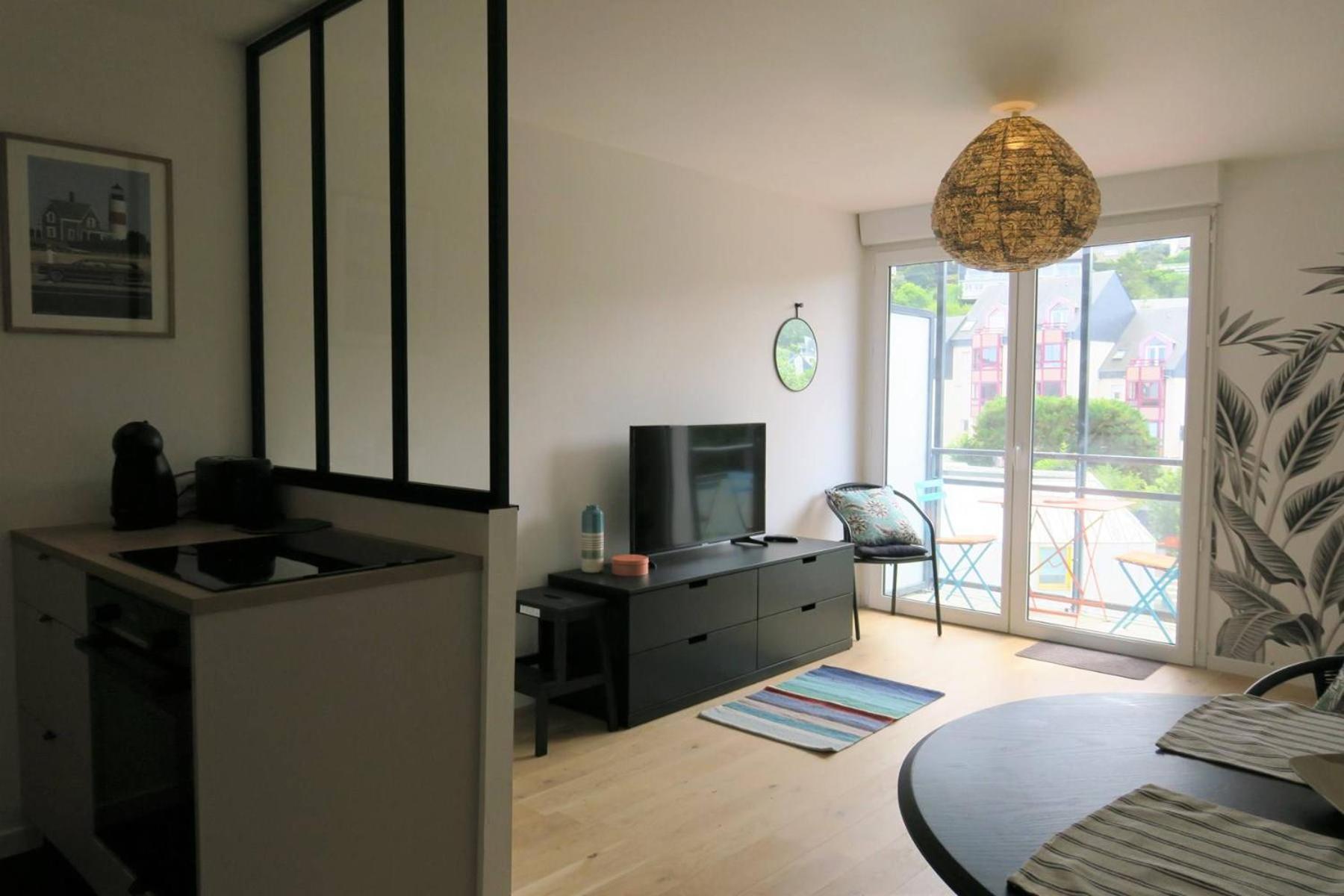Bel Appartement Neuf Plage De Trestraou A Perros-Guirec - Ref 862 Luaran gambar
